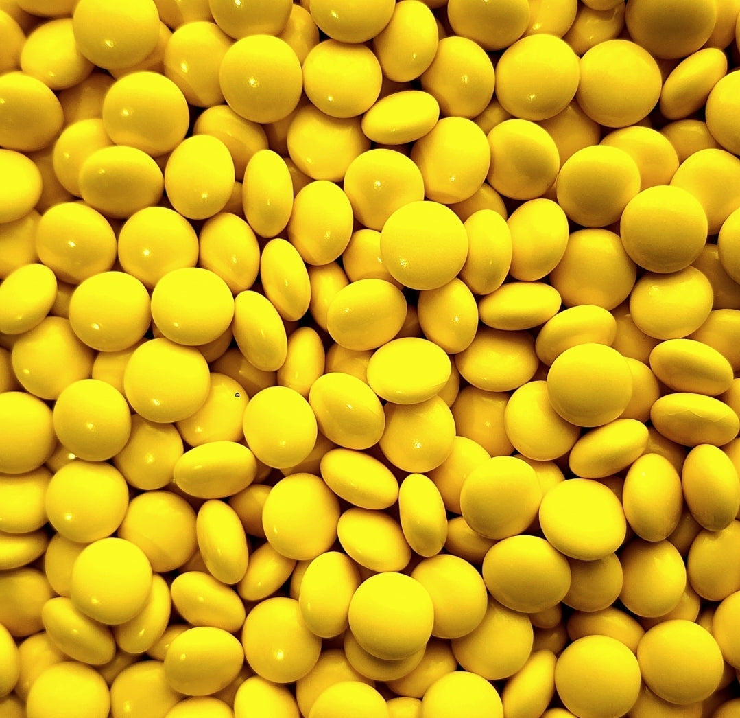 Yellow Choc Buttons - Pik n Mix Lollies NZ