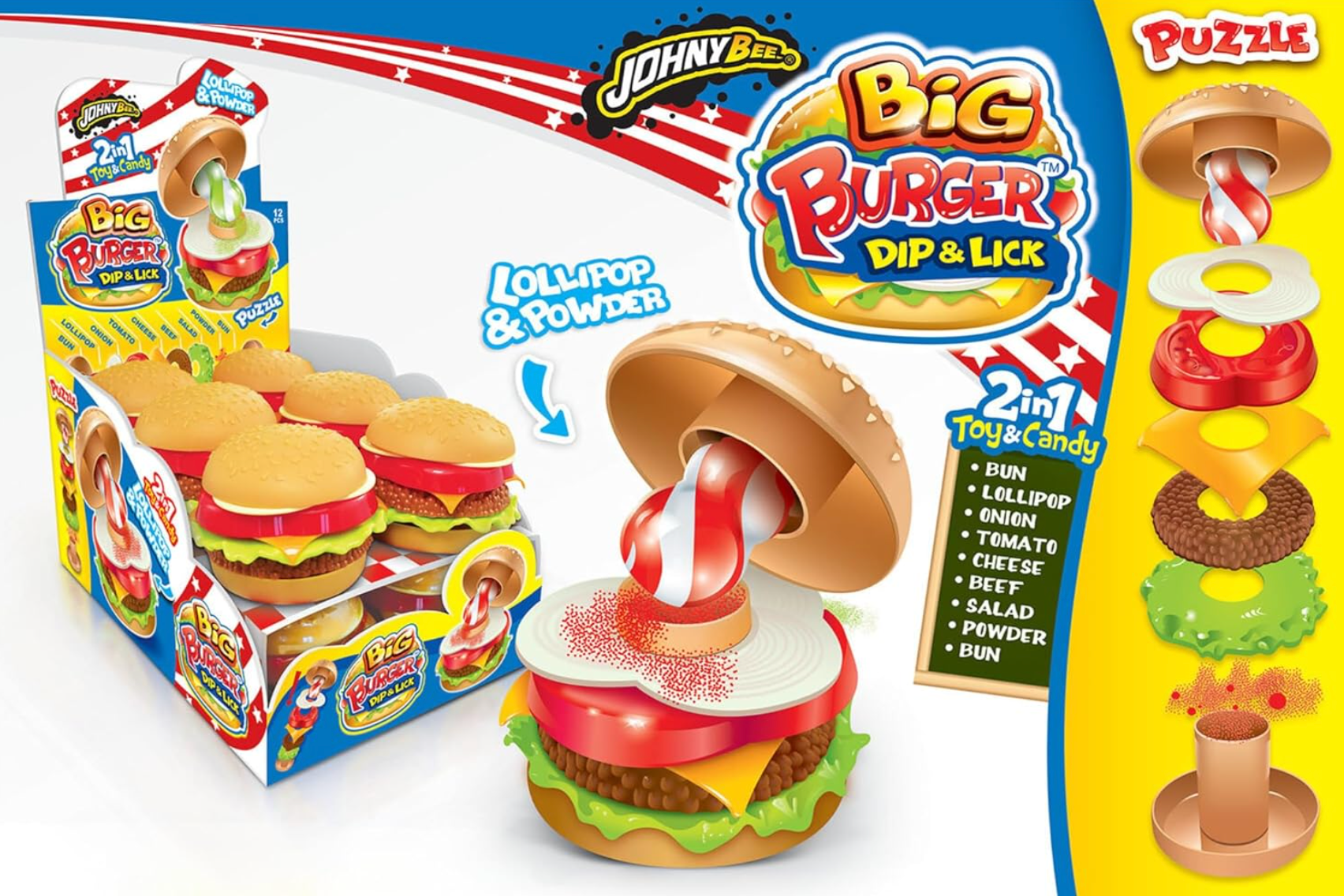Johny Bee Big Burger Dip n Lick