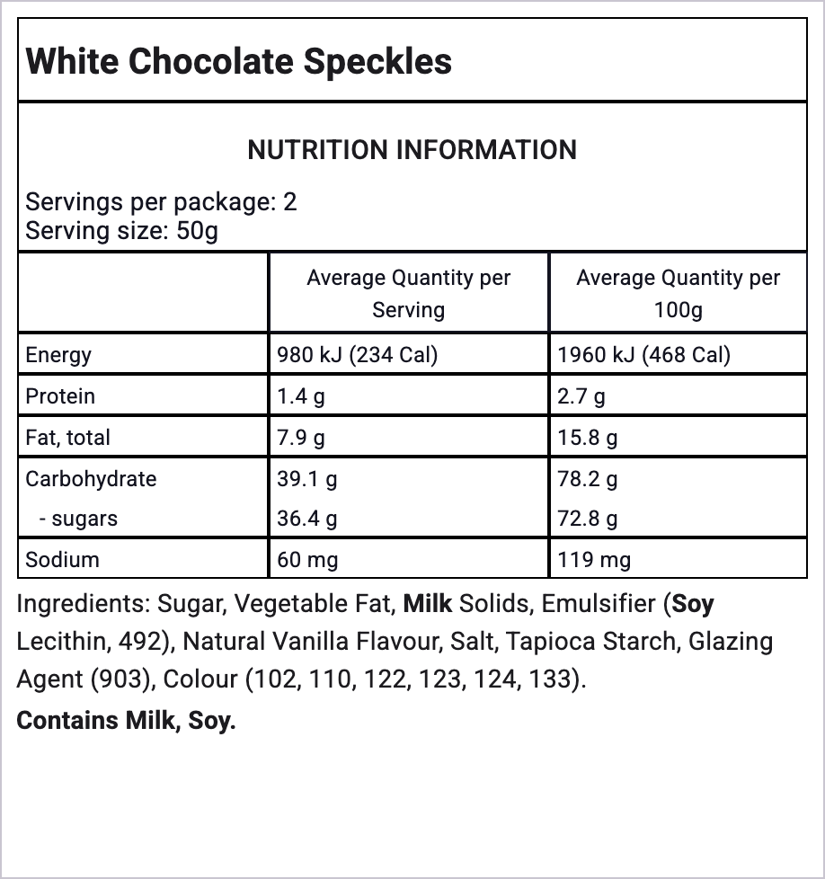 Ingredients Image