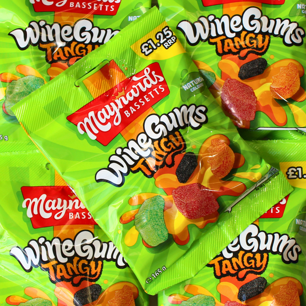 Maynards Bassetts Tangy Wine Gum Bag - Pik n Mix Lollies NZ