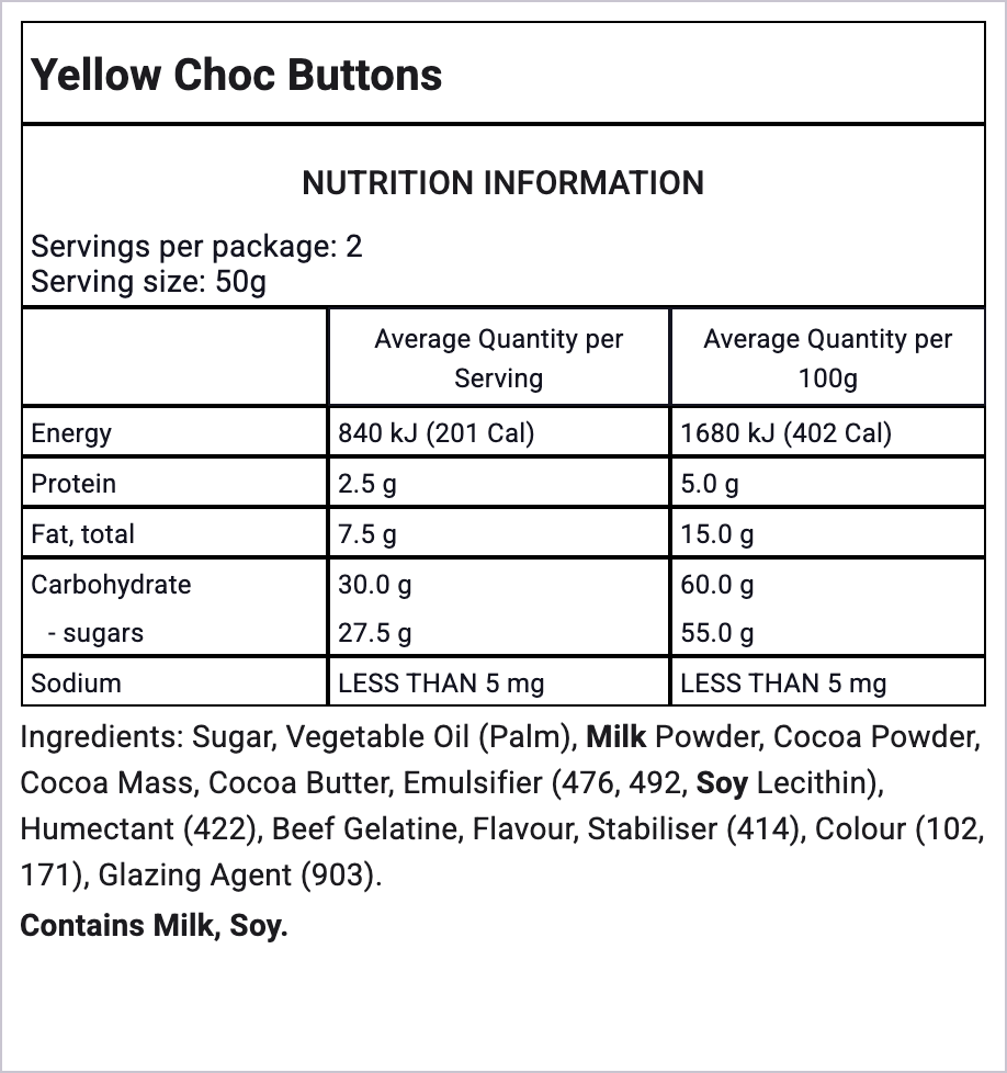 Ingredients Image