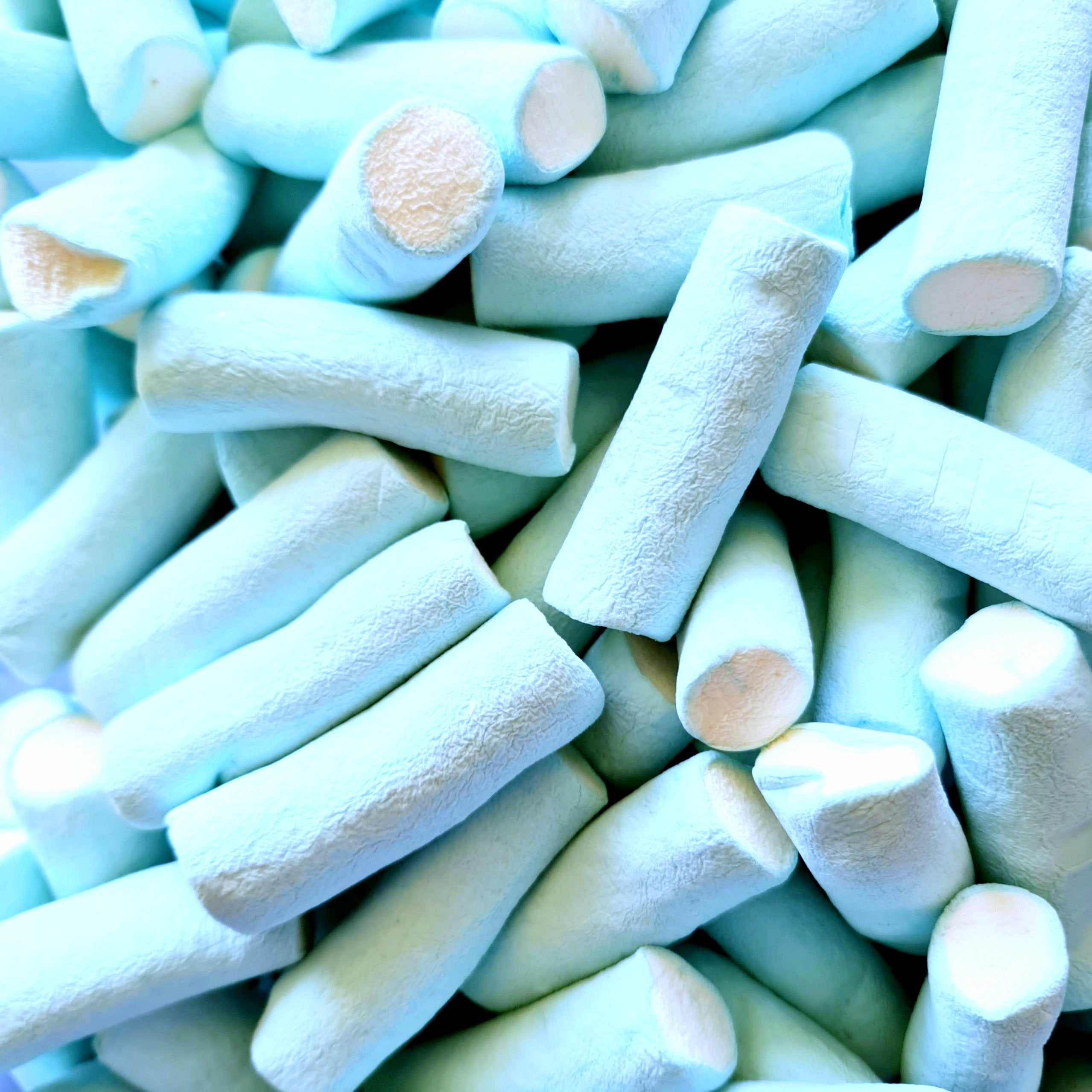 Blue & White Marshmallow Poles - Pik n Mix Lollies NZ