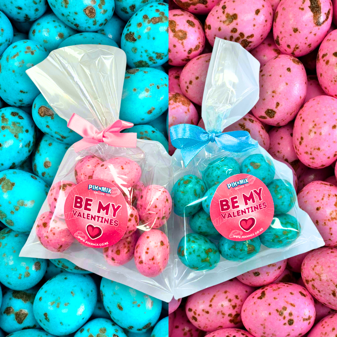 Valentine's Candy Coated Chocolate Egg - Gift Bag