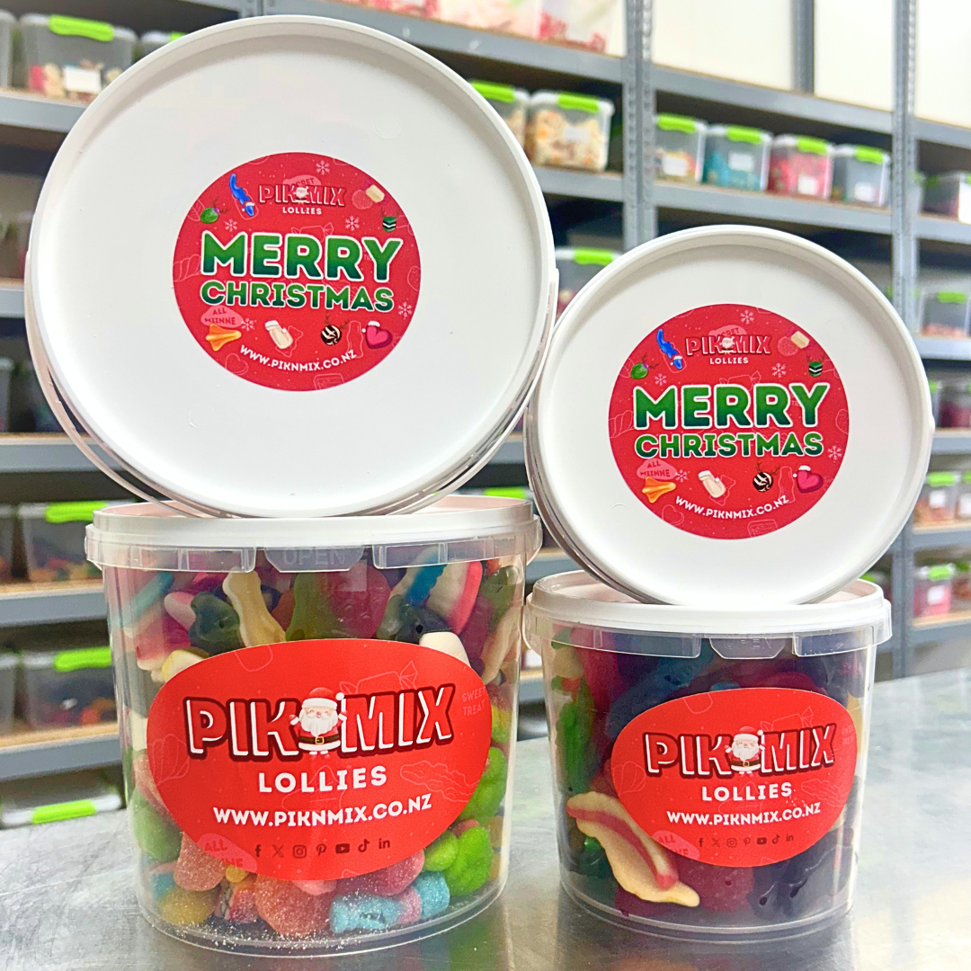 Merry Christmas Lolly Bucket