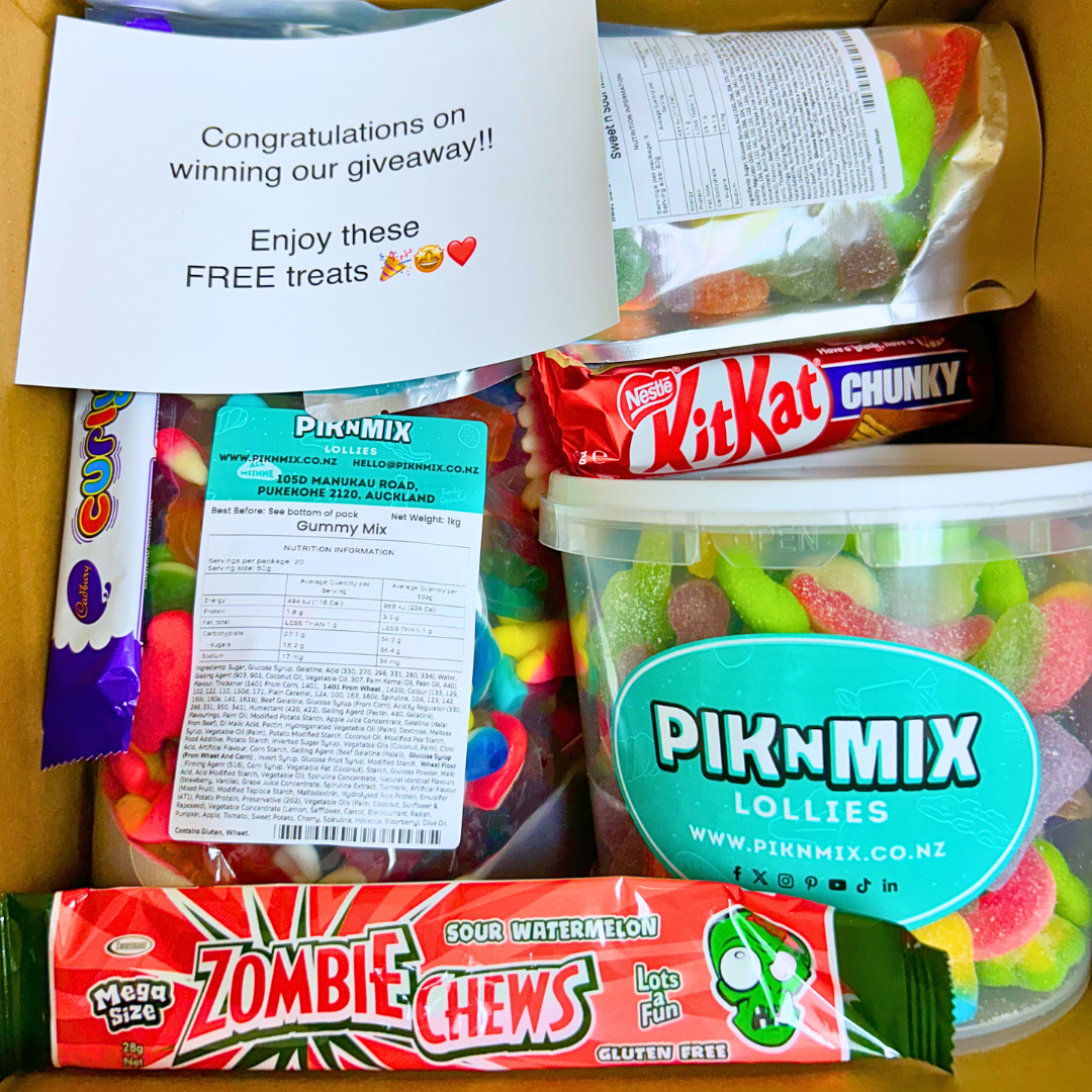 *Real* I WON a Giveaway Gift Note - Pik n Mix Lollies NZ