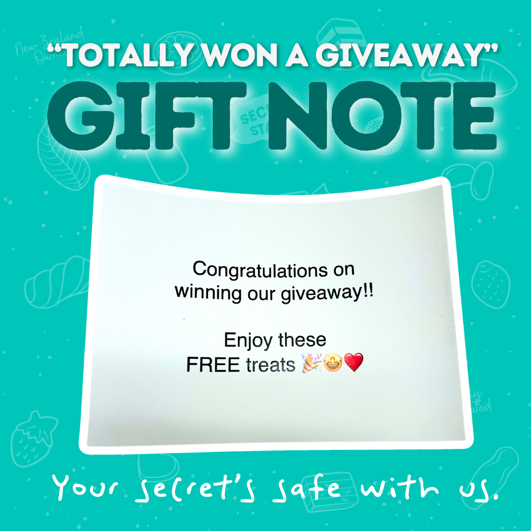*Real* I WON a Giveaway Gift Note - Pik n Mix Lollies NZ