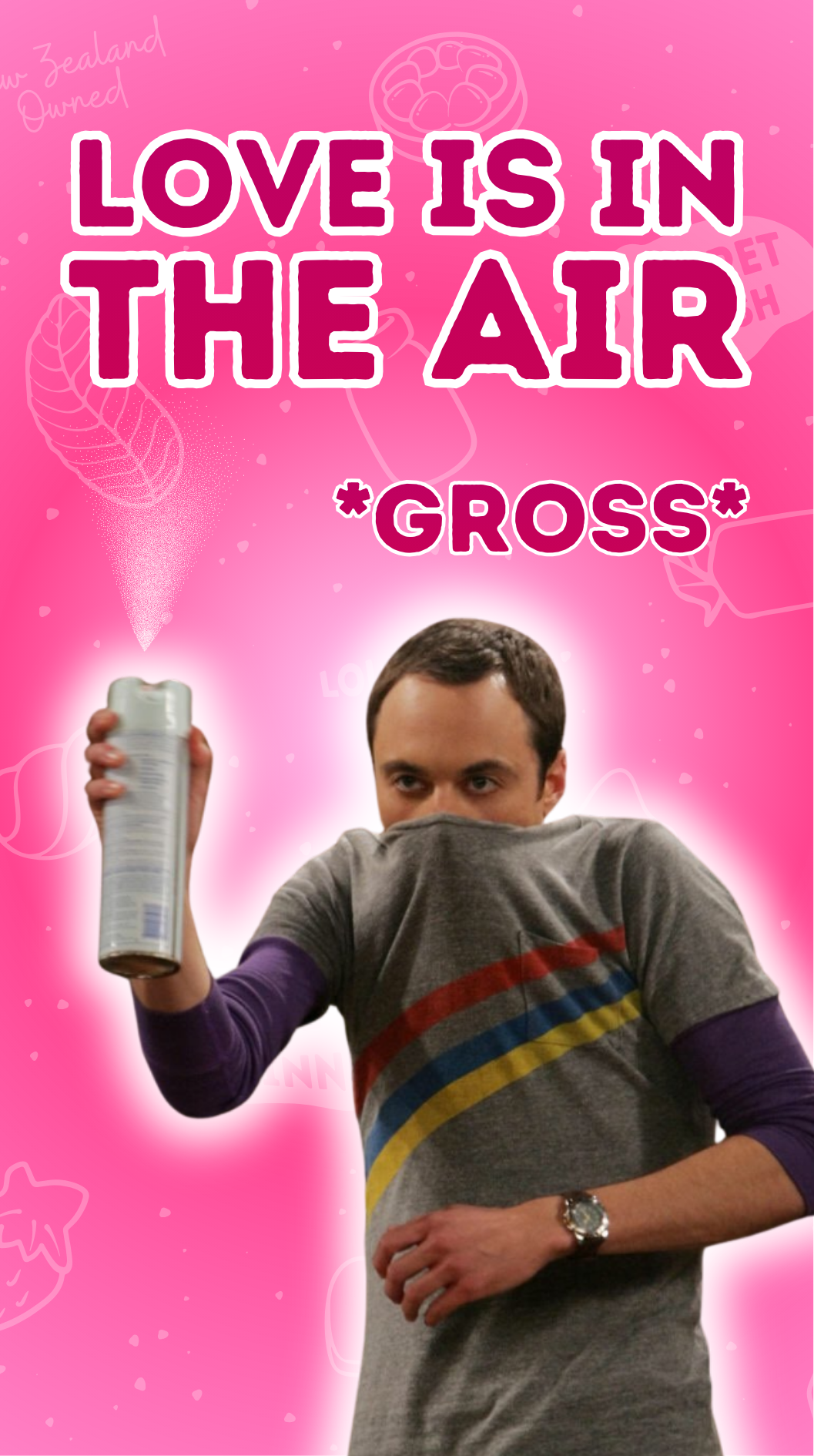 Love Is In The Air - Pick Up Line Lolly Bag