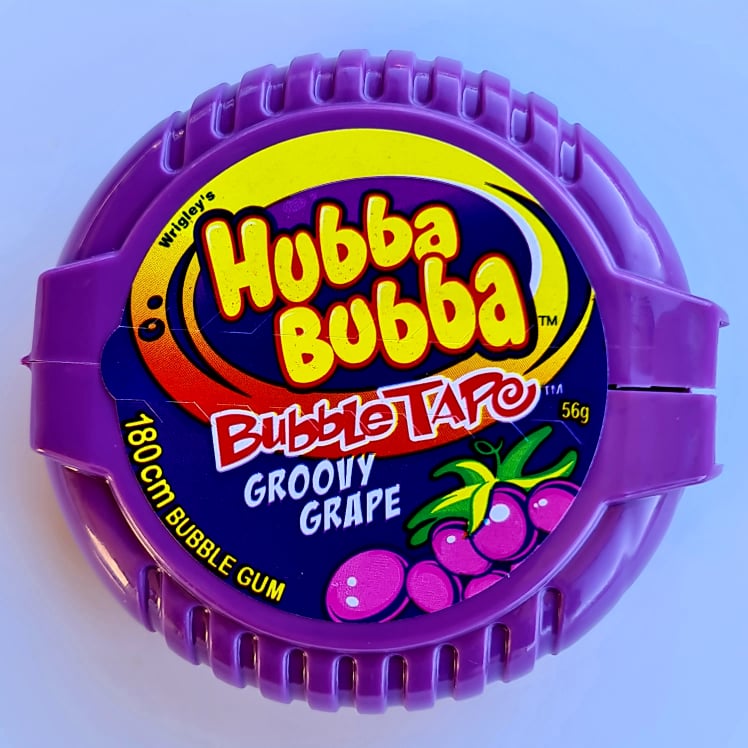 Hubba Bubba Bubble Tape - Groovy Grape - Pik n Mix Lollies NZ