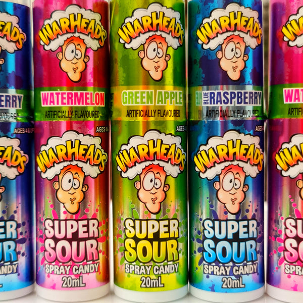Warheads Super Sour Spray Candy - Pik n Mix Lollies NZ