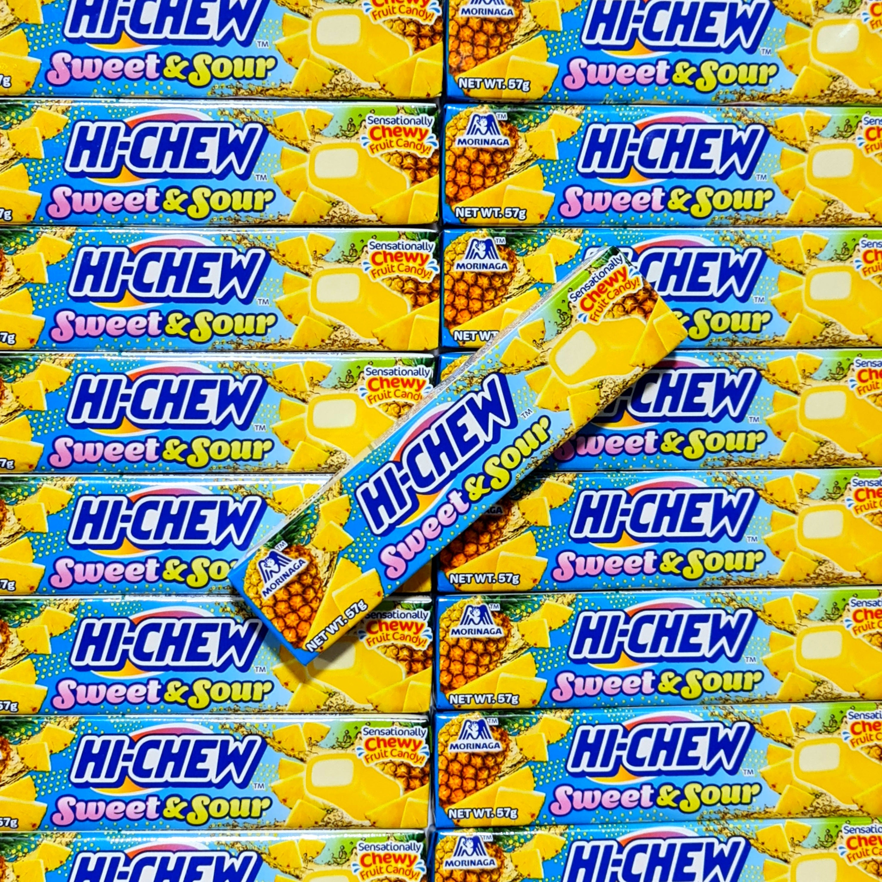 Hi-Chew Sweet + Sour Pineapple - Pik n Mix Lollies NZ