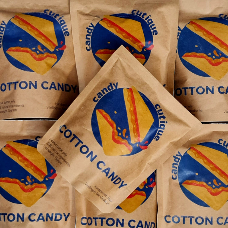 Candy Floss - Peanut Butter Jelly - Pik n Mix Lollies NZ