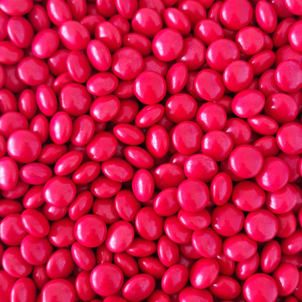 Red Choc Buttons - Pik n Mix Lollies NZ