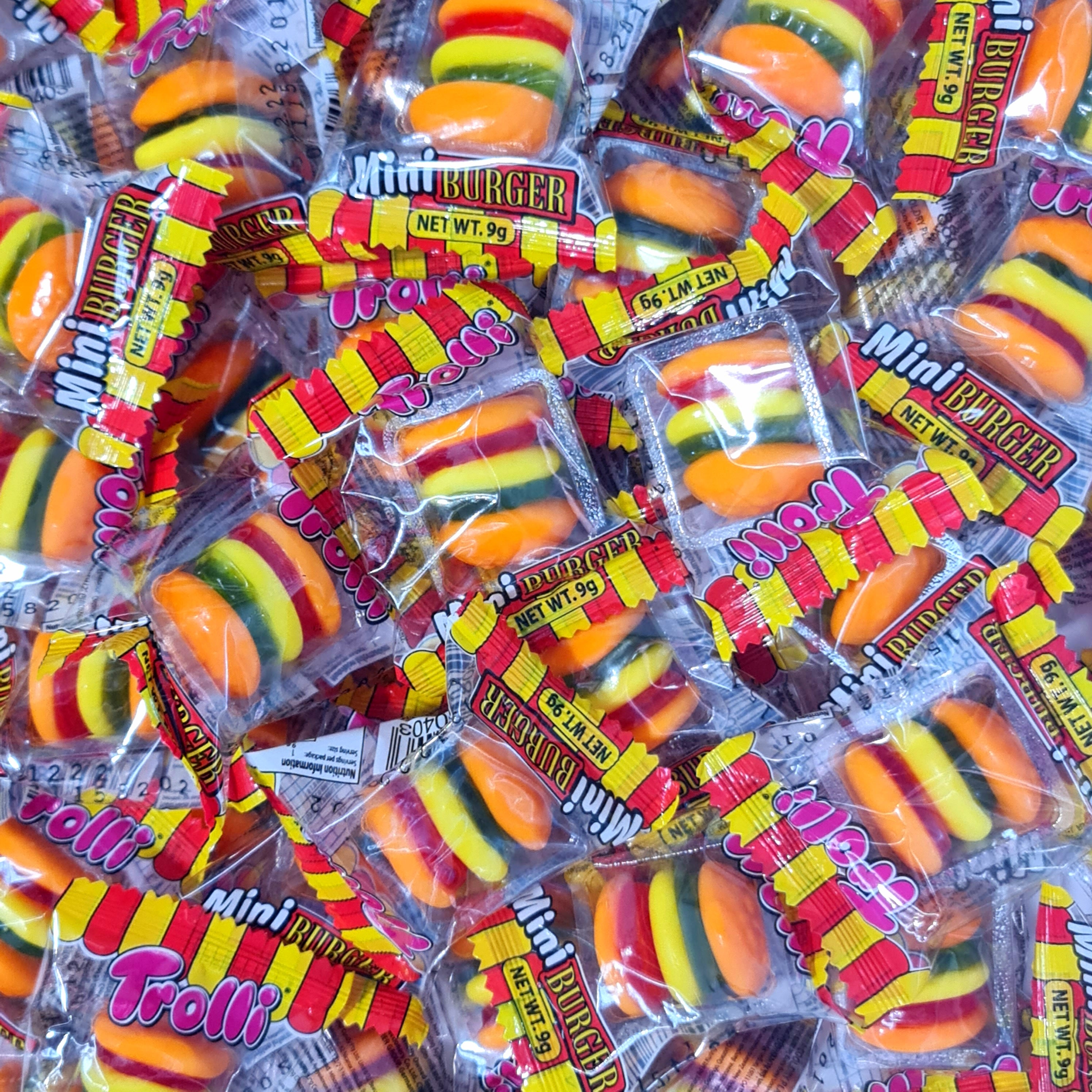 Trolli Mini Burgers - Pik n Mix Lollies NZ