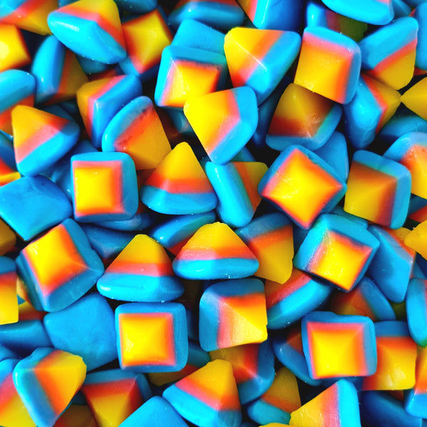 Blue Gummy Pyramids - Pik n Mix Lollies NZ