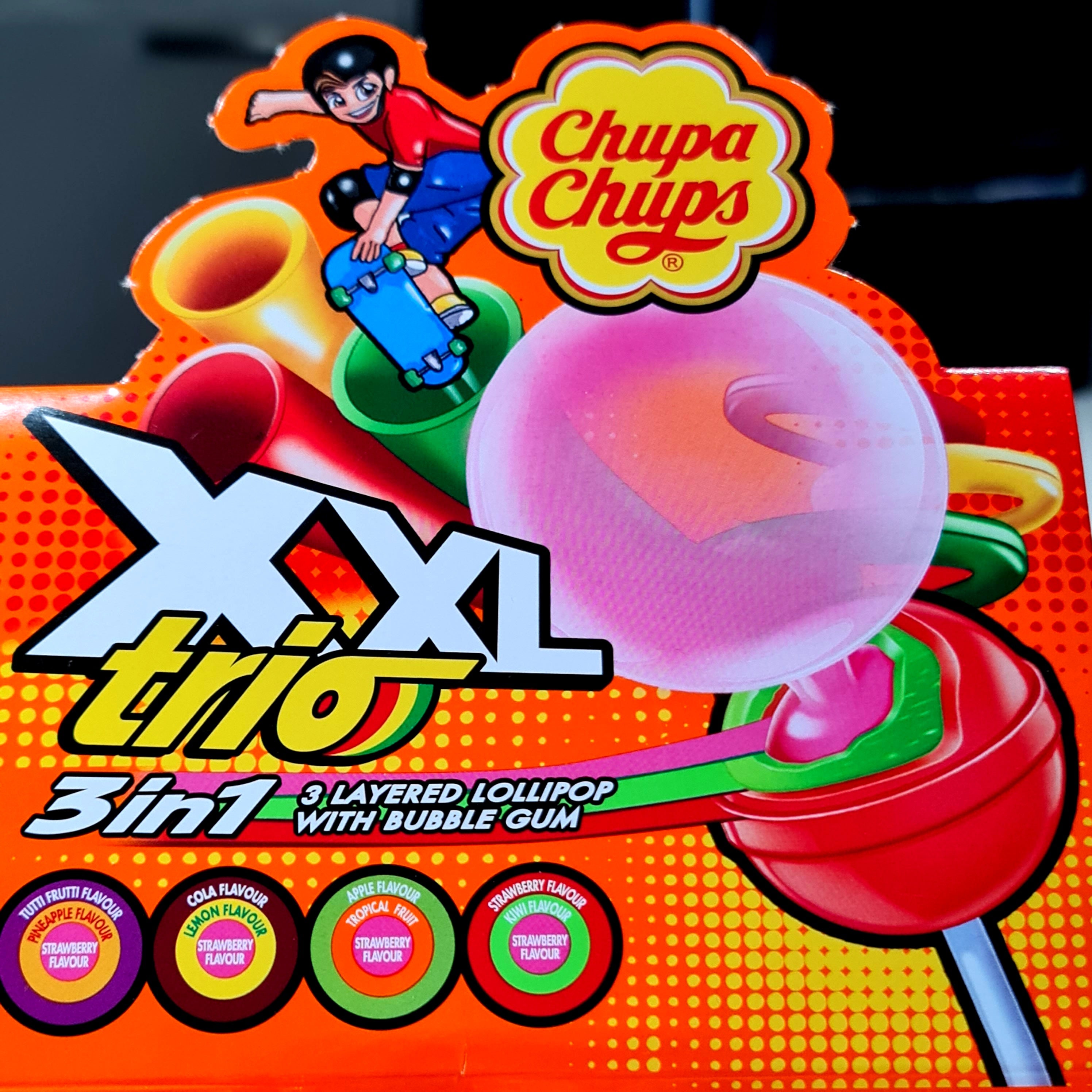 Chupa Chups XXL Trio Lollipop - Pik n Mix Lollies NZ