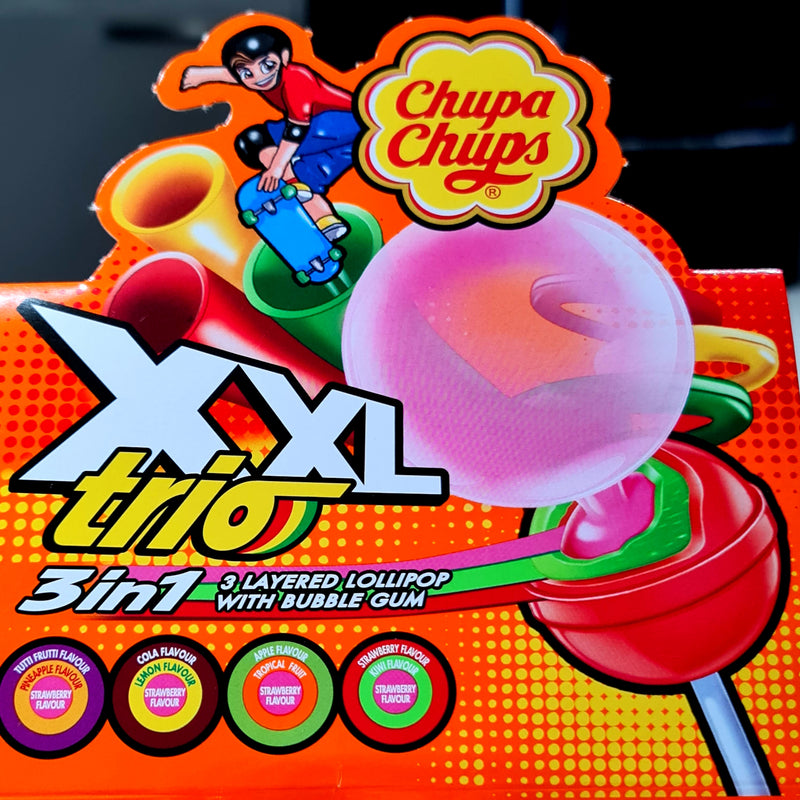 Chupa Chups XXL Trio Lollipop - Pik n Mix Lollies NZ