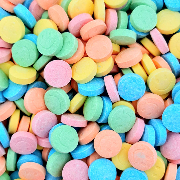 Smiley Face Fizzies - Pik n Mix Lollies NZ