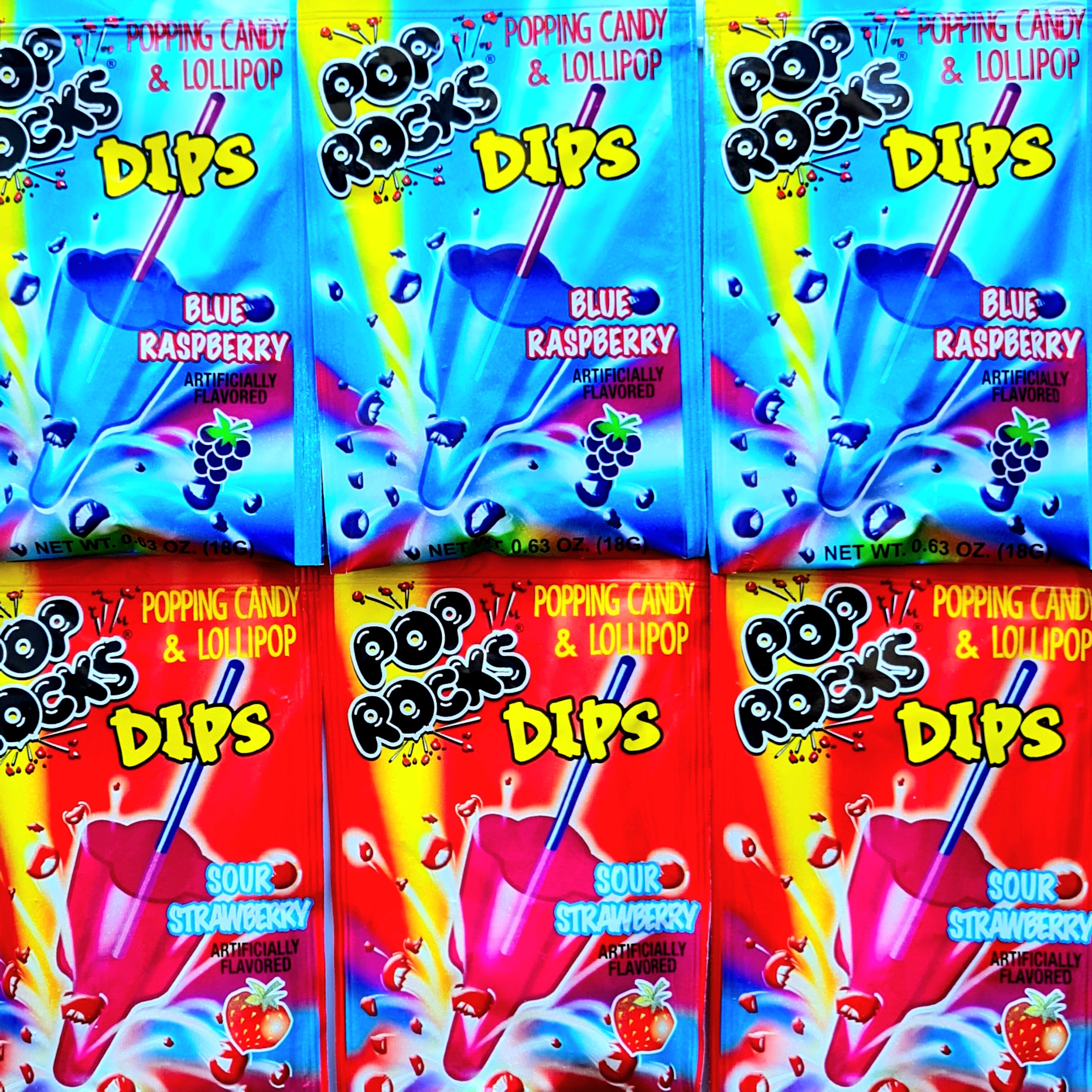Pop Rocks Dips with lollipop - Pik n Mix Lollies NZ