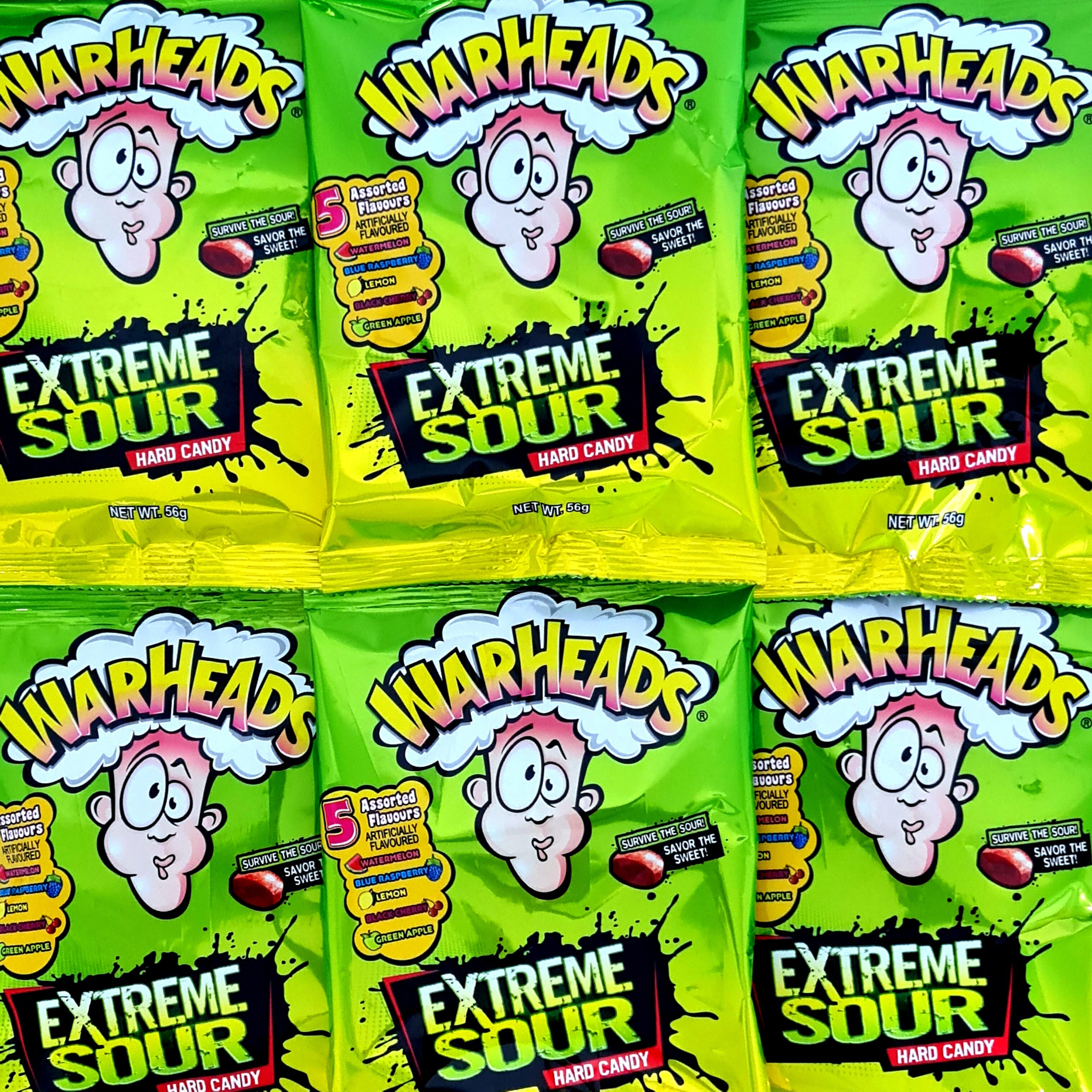 Warheads Extreme Sour Hard Candy - Pik n Mix Lollies NZ