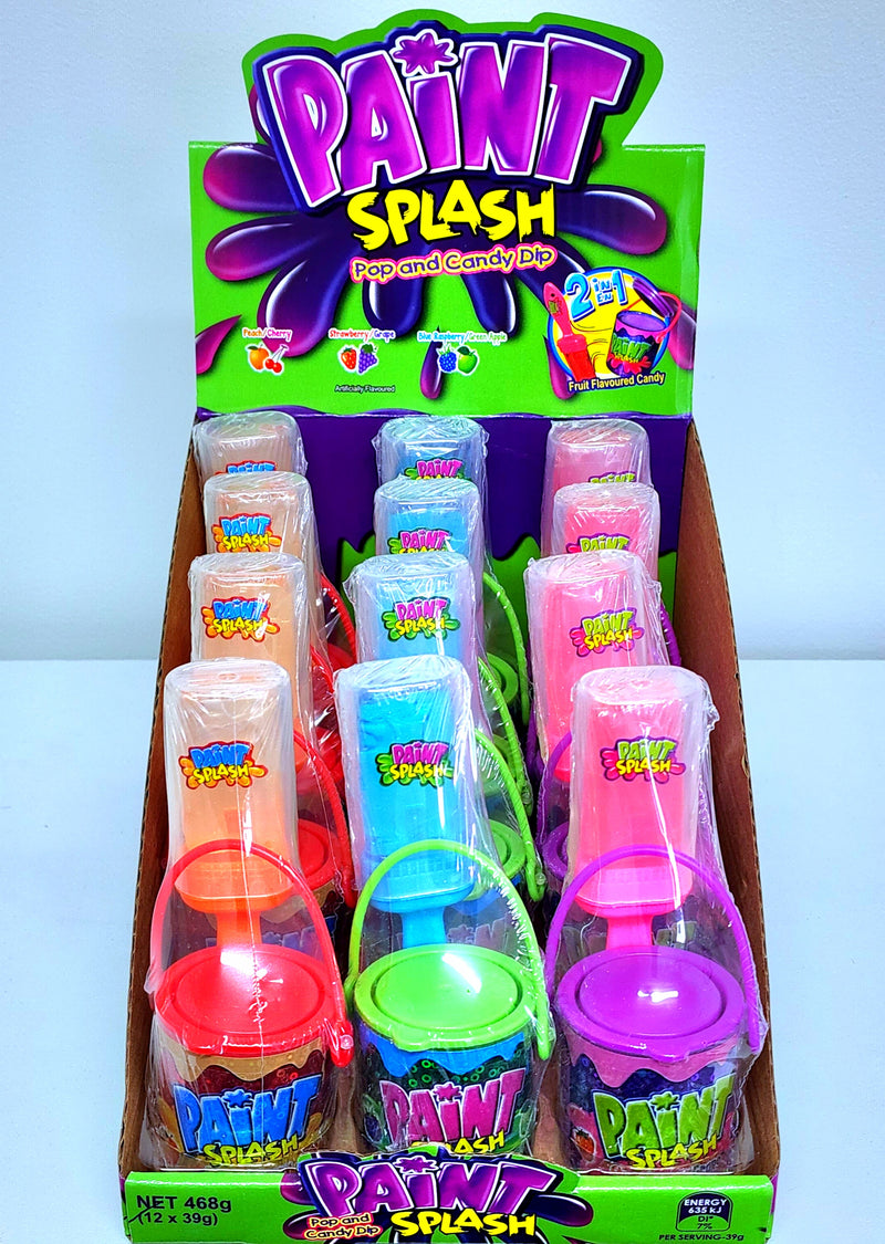 Paint Splash Lollipop & Candy Dip - Pik n Mix Lollies NZ
