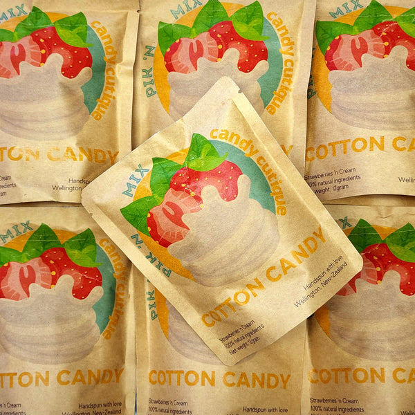 Cotton Candy - Strawberries n Cream - Pik n Mix Lollies NZ