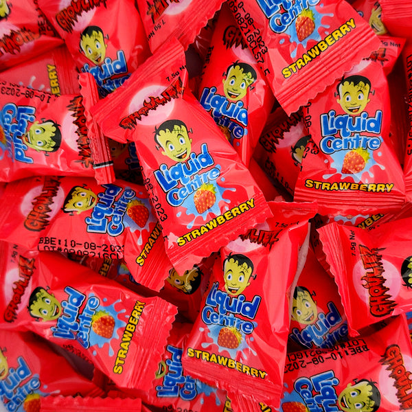 Ghouliez Liquid Centre Chews - Strawberry (5) - Pik n Mix Lollies NZ