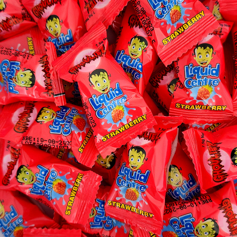 Ghouliez Liquid Centre Chews - Strawberry (5) - Pik n Mix Lollies NZ