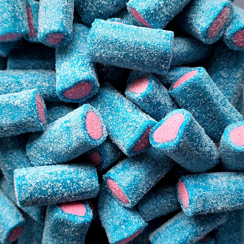 XL Sour Blue Raspberry Tubes - Pik n Mix Lollies NZ