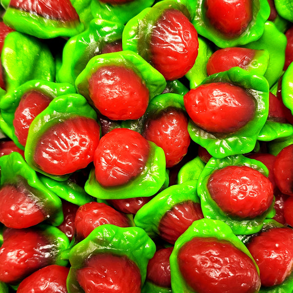 Mini Filled Strawberries - Pik n Mix Lollies NZ
