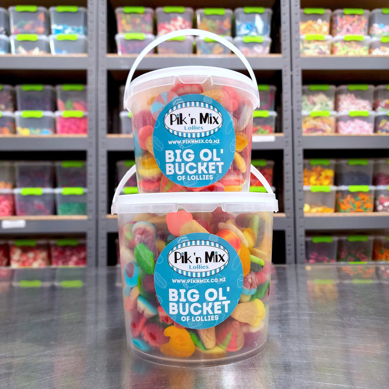 Bucket of Jelly Filled Mix - Pik n Mix Lollies NZ