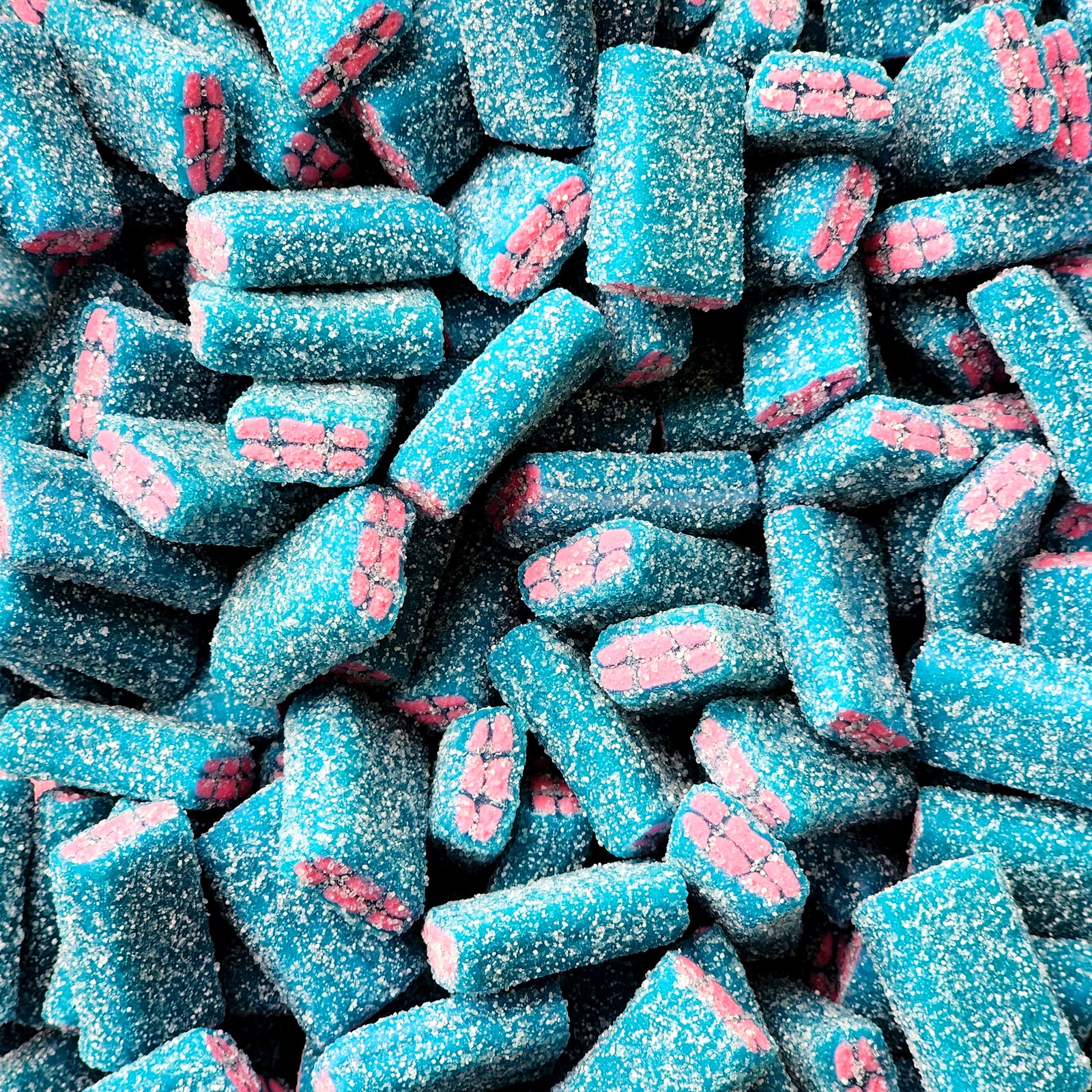 Fizzy Blue Raspberry Bricks | Pik n Mix Lollies NZ