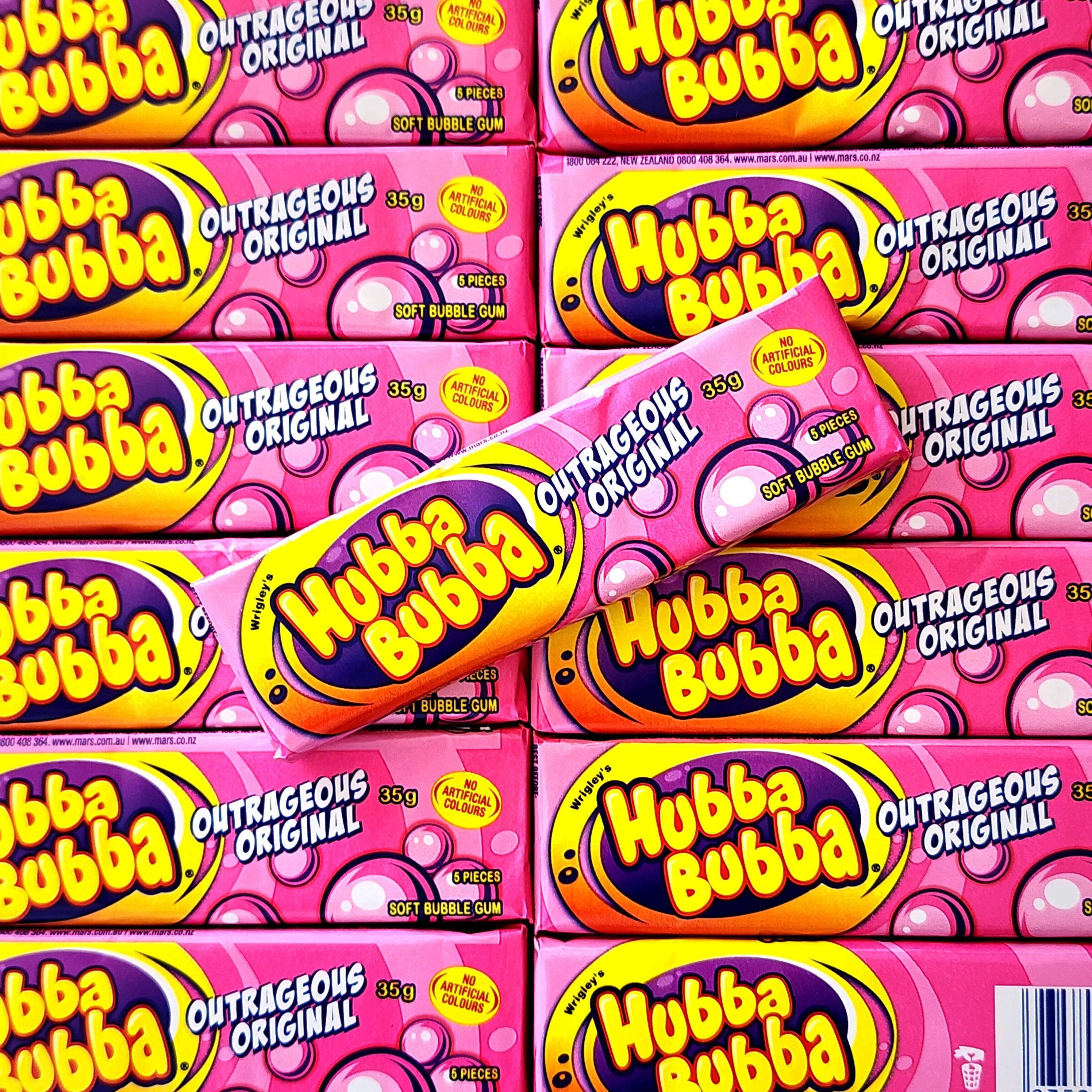 Hubba Bubba Gum - Outrageous Original - Pik n Mix Lollies NZ