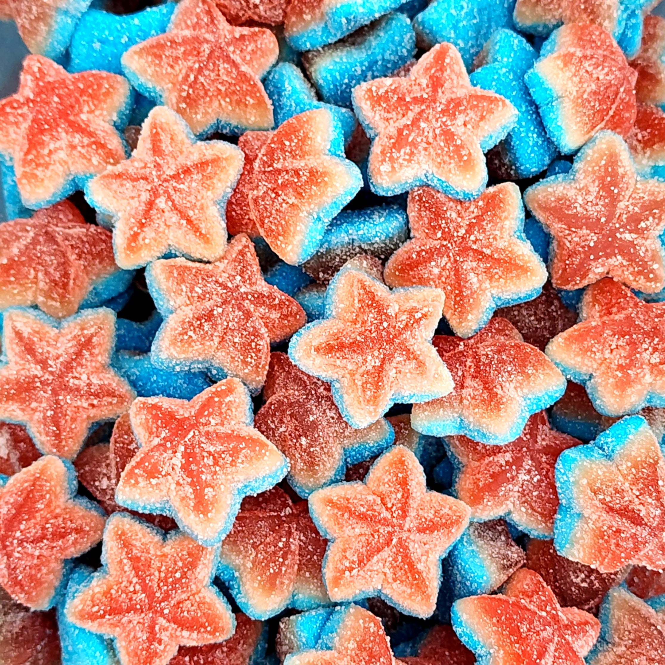 Sour Rainbow Stars - Pik n Mix Lollies NZ