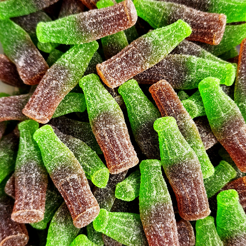 Sugared Lime & Cola Bottles - Pik n Mix Lollies NZ