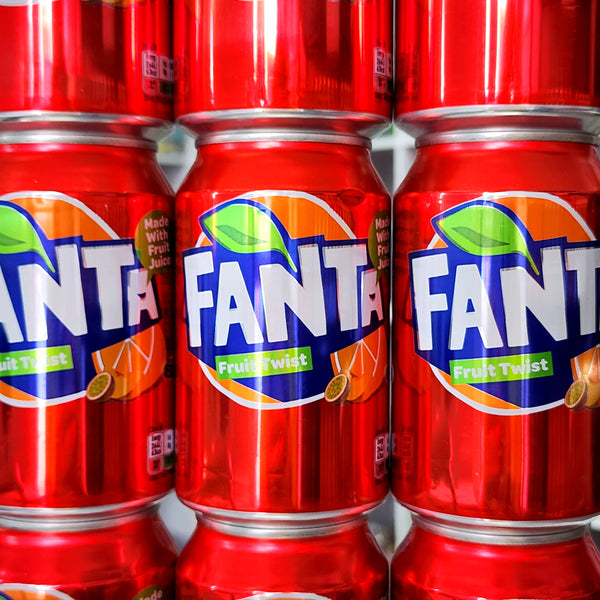 UK Fanta Fruit Twist - 330ml - Pik n Mix Lollies NZ