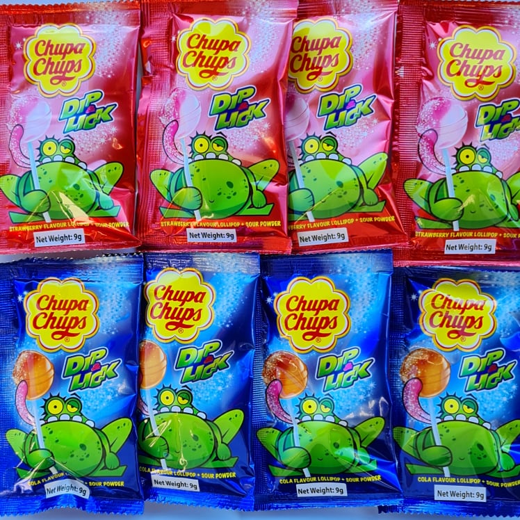 Chupa Chups Dip & Lick Pop - Pik n Mix Lollies NZ