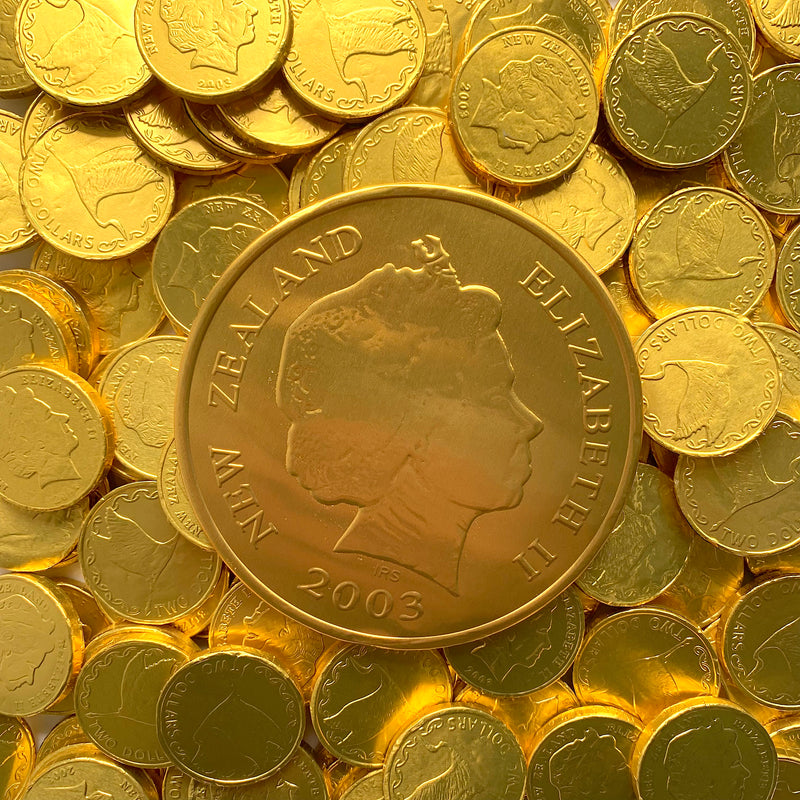 Giant NZ One Dollar Coin - Pik n Mix Lollies NZ