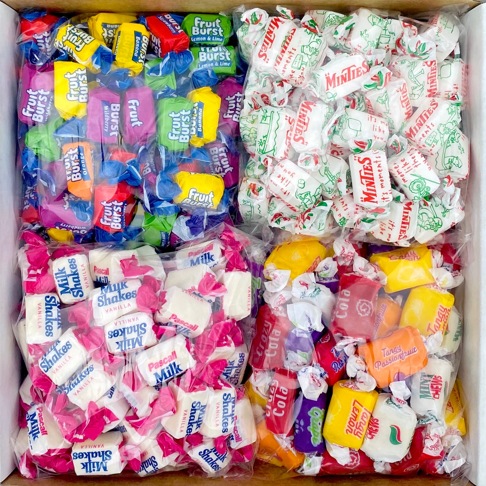 Wrapped Lolly Sweet Box - Pik n Mix Lollies NZ