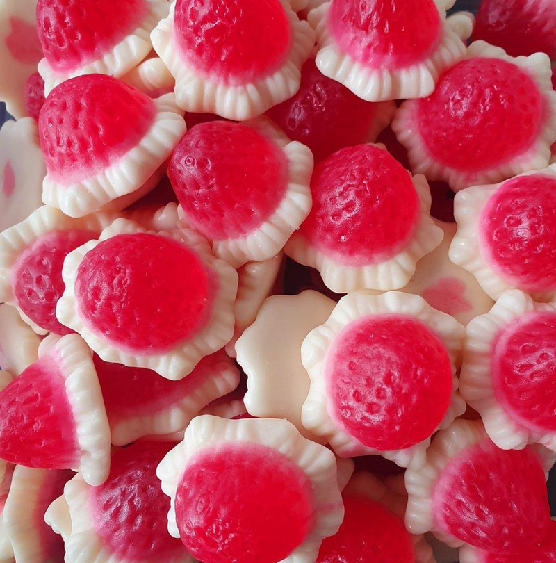 Filled Strawberry with Cream - Pik n Mix Lollies NZ