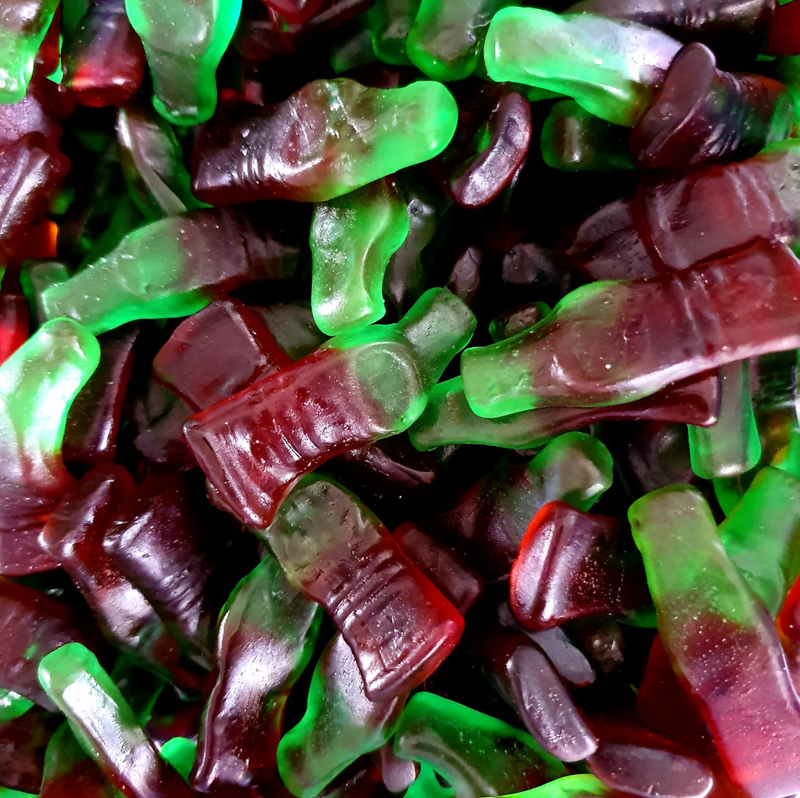 Lime & Cola Bottles - Pik n Mix Lollies NZ