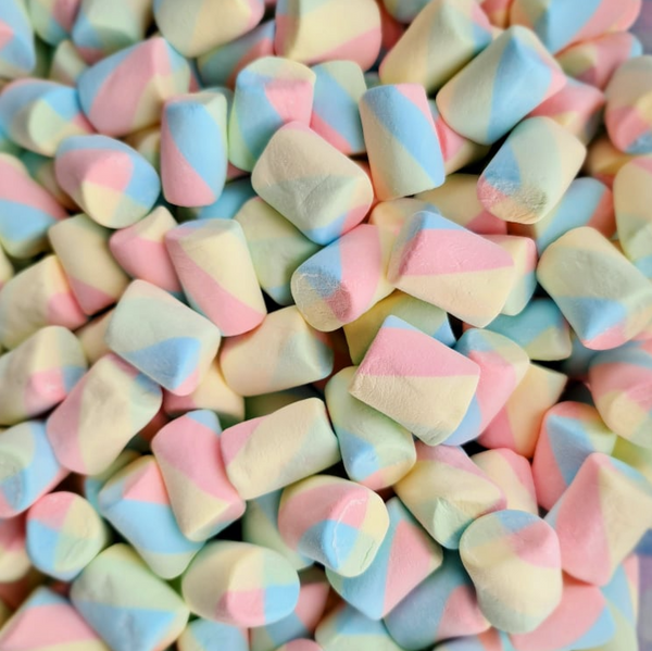 Mallow Rainbow Puffs - Pik n Mix Lollies NZ