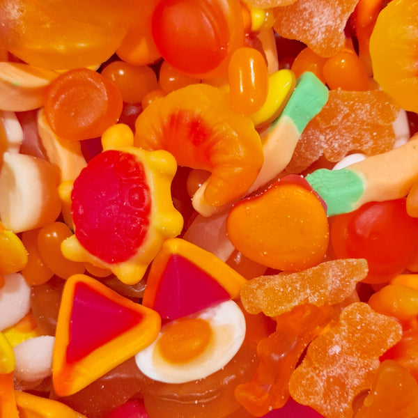 Orange Mega Mix - Pik n Mix Lollies NZ
