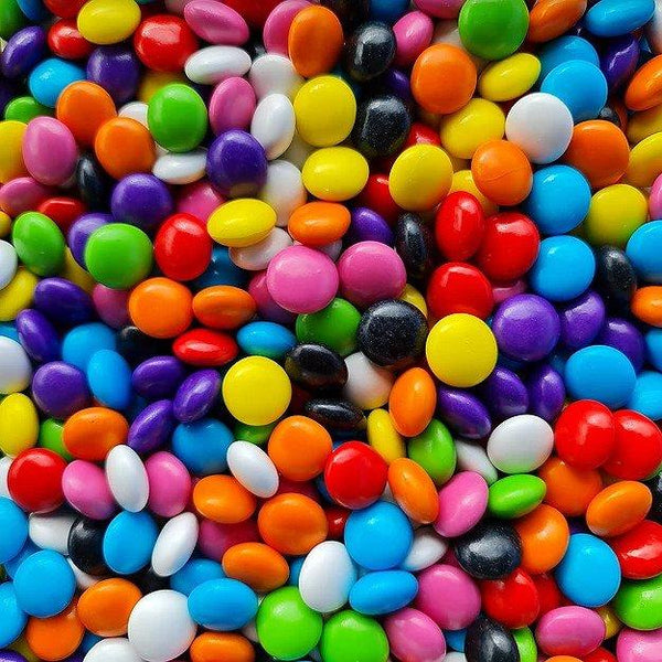 Rainbow Choc Buttons - Pik n Mix Lollies NZ