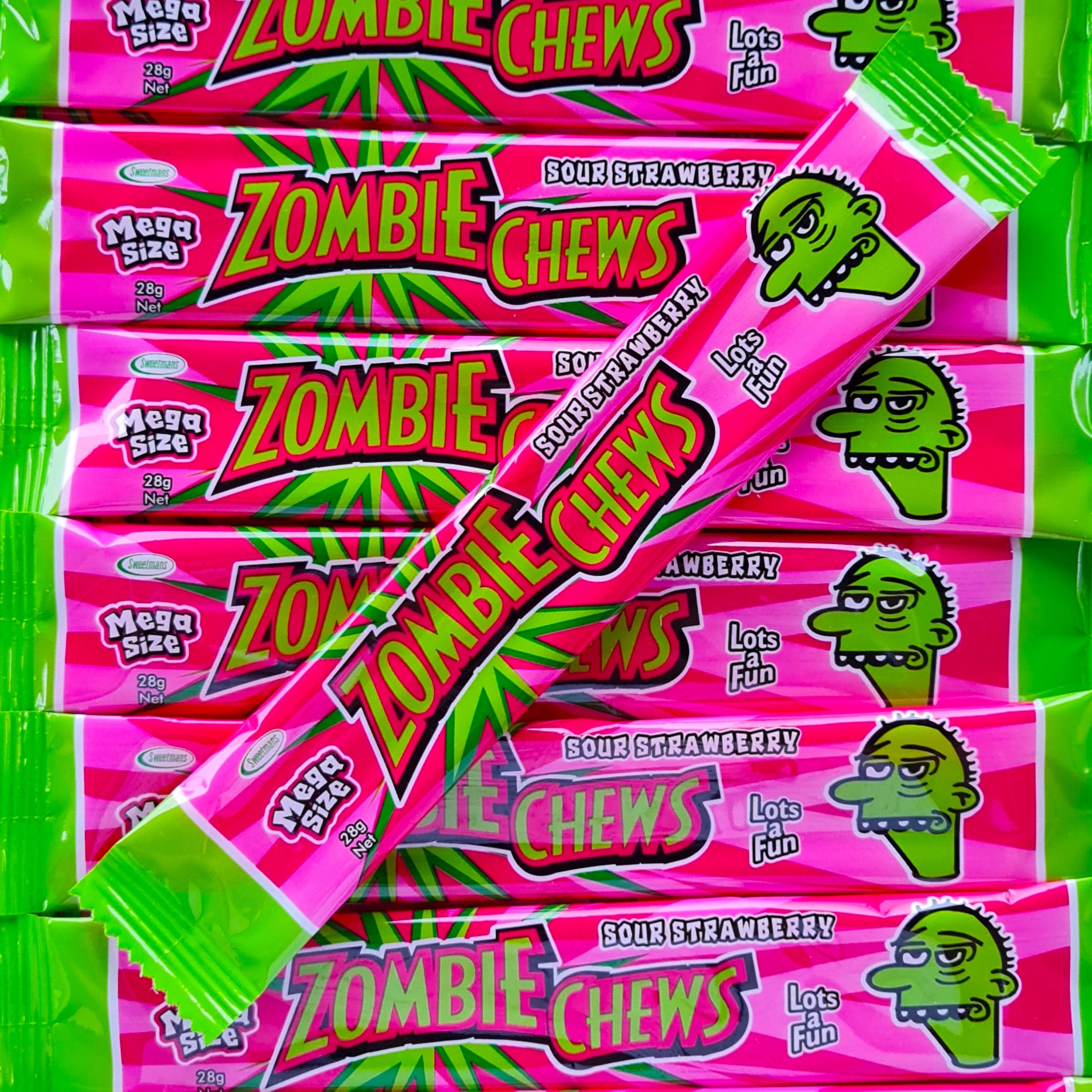 Zombie Chew - Sour Strawberry - Pik n Mix Lollies NZ